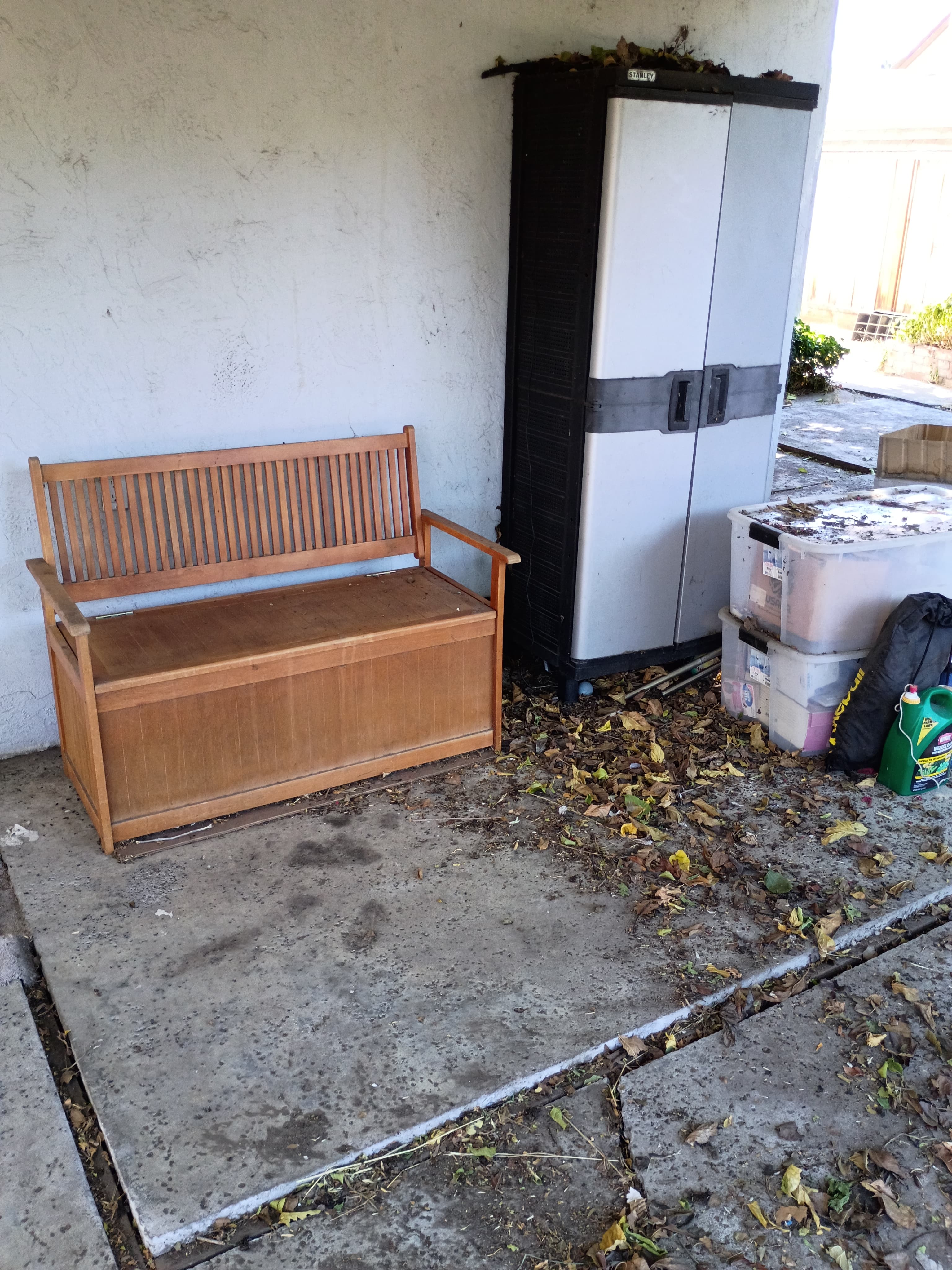San Ramon Backyard before 1