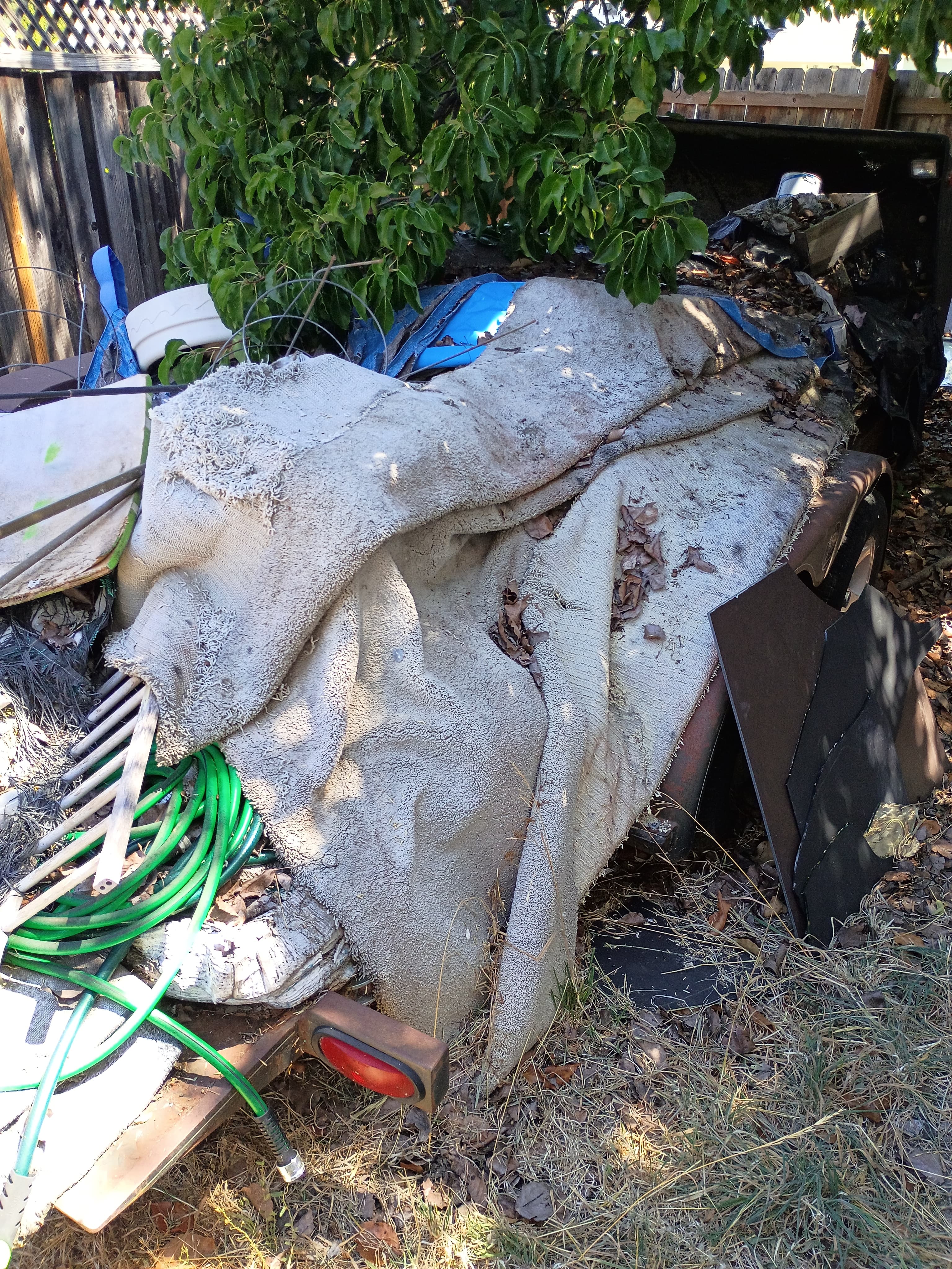 San Ramon Trailer before removal